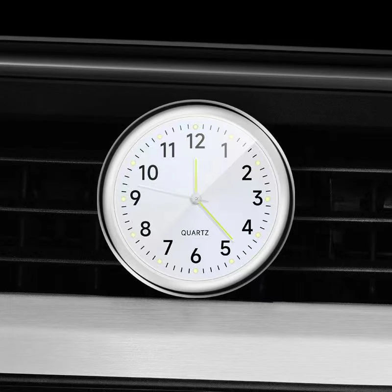 CMCar Clock Luminous Automobiles Internal Stick-on Mini Digital Watch