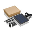 Water Pump Solar Power Decorative Fountain Panel Landscape Pool Garden Fountains Pluggable 9V2.5W Garden Waterfall Fountain Pump Zpaxo Black