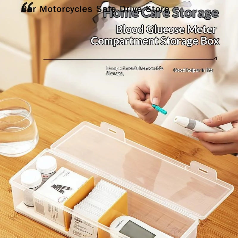 CMClear Plastic Compartmentalized Organizer Box Holds 550+ Game Cards