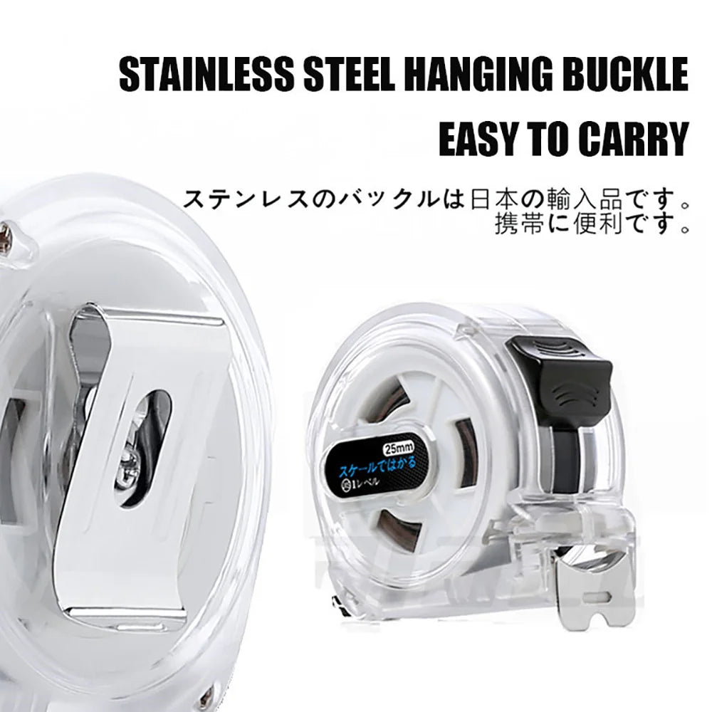 Stainless Steel Tape Measure 3–10M | High-Wear Woodworking Tool Tape Measure Zpaxo