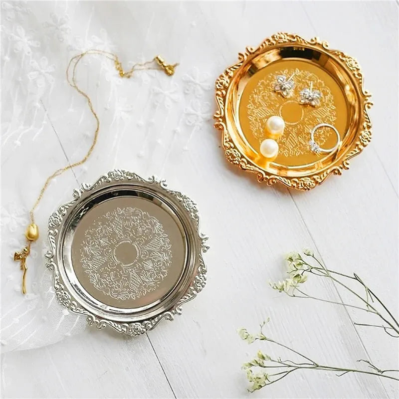 Decorative Tray Suitable Interior Decoration Jewellery Display Cake