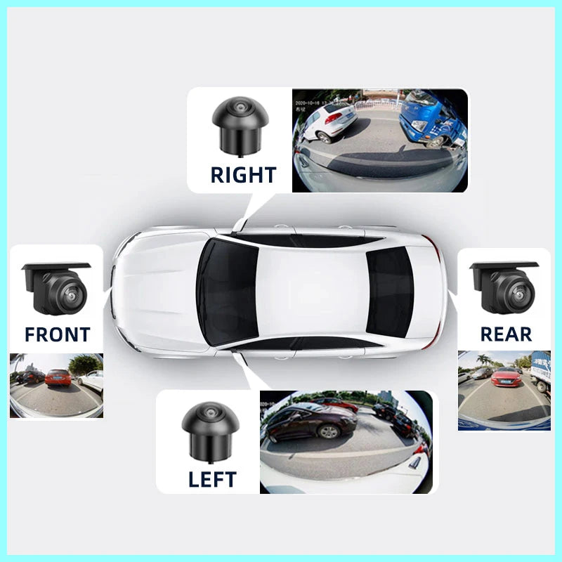 Car Android Multimedia Built-in 360 Panoramic Image System 3D