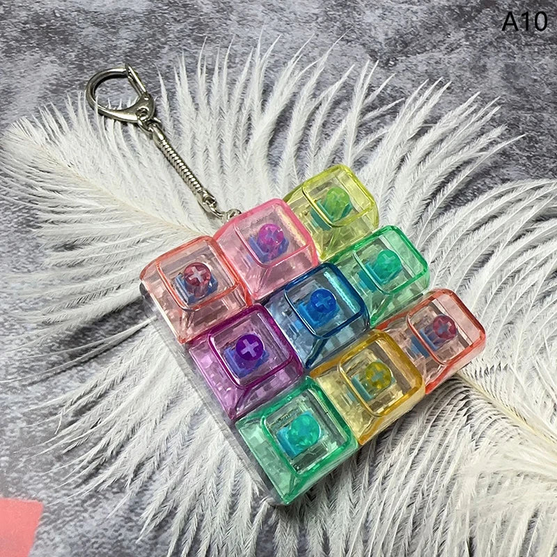 Funny Fidget Decompression 9 Keyboard Key Toy Adults Antistress Toys Zpaxo A10