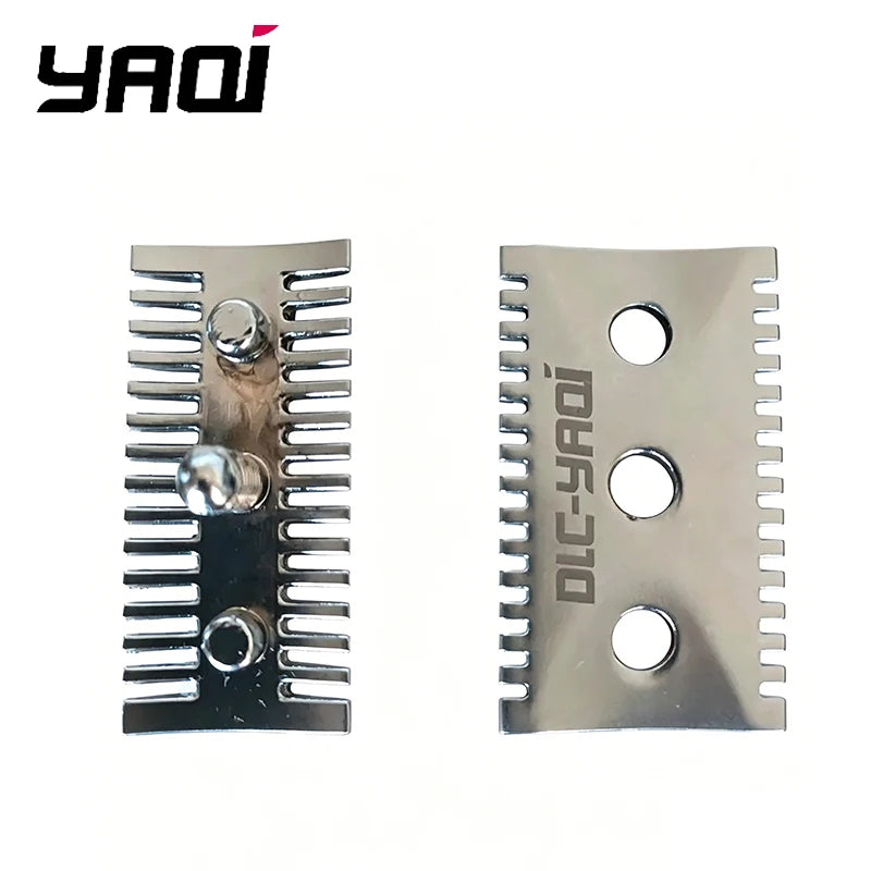 2026 Flash Sale Yaqi Matte Chrome Men's Safety Razor Head for Shaving - Durable Mellon Handle Shaving Razors Accessory Zpaxo