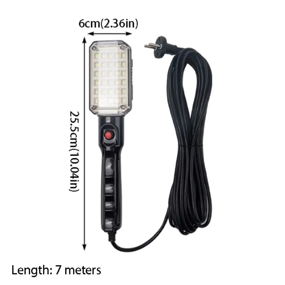 Powerful LED Work Light Corded Magnet Portable USB Rechargeable Zpaxo