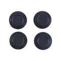 Sound Insulation Silicone Pad Closing Door Soundproof Anti-collision Zpaxo Black