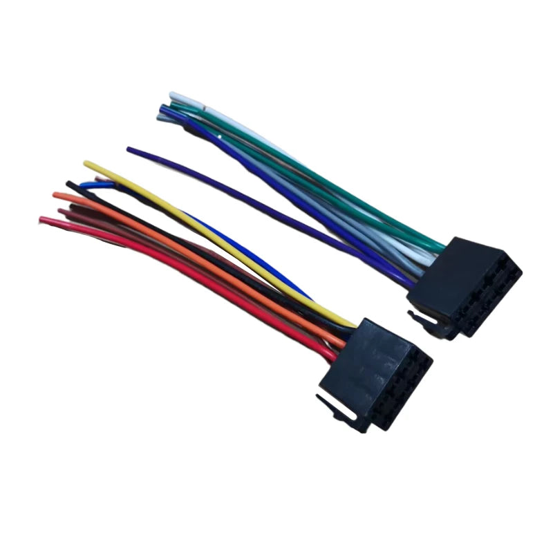 CM1 Pair Universal Adapters Wire Harness Adapter Female ISO Wiring