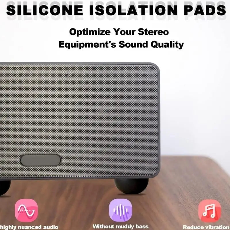 652F Adhesive Silicone Vibration Damping Feet Speaker Systems Zpaxo CN
