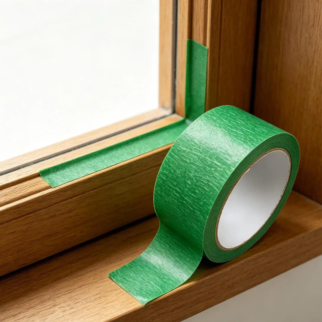 Painter Masking Tape 3 Rolls Green Painters Tape For Painting Edges Masking For DIY Paint Projects Residues Free Paint Tape Zpaxo