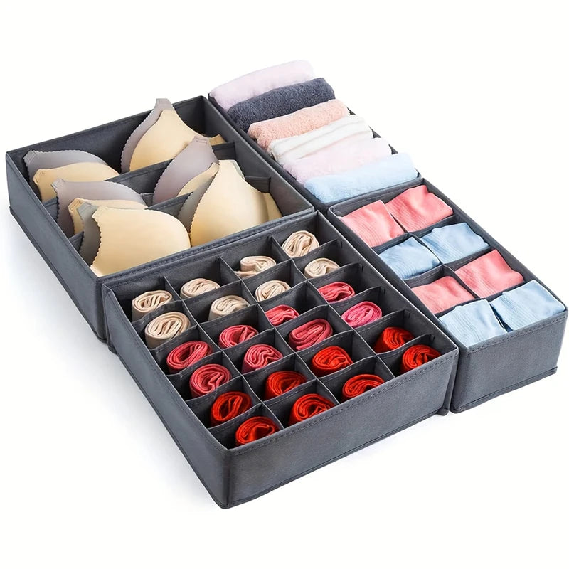 Drawer Underwear Socks Bra Storage Box Clothes Organizer Household