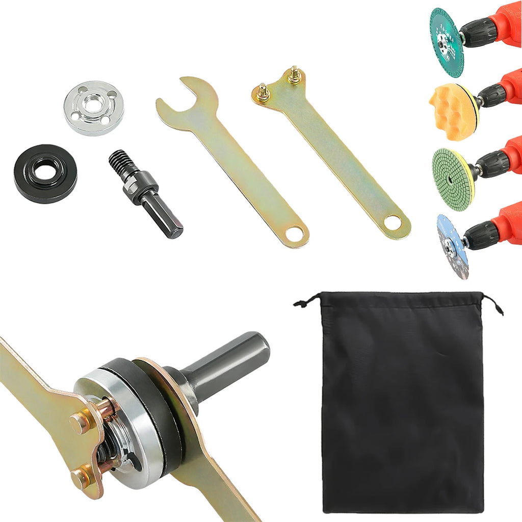 10mm Drill to Angle Grinder Adapter – Cutting & Polishing