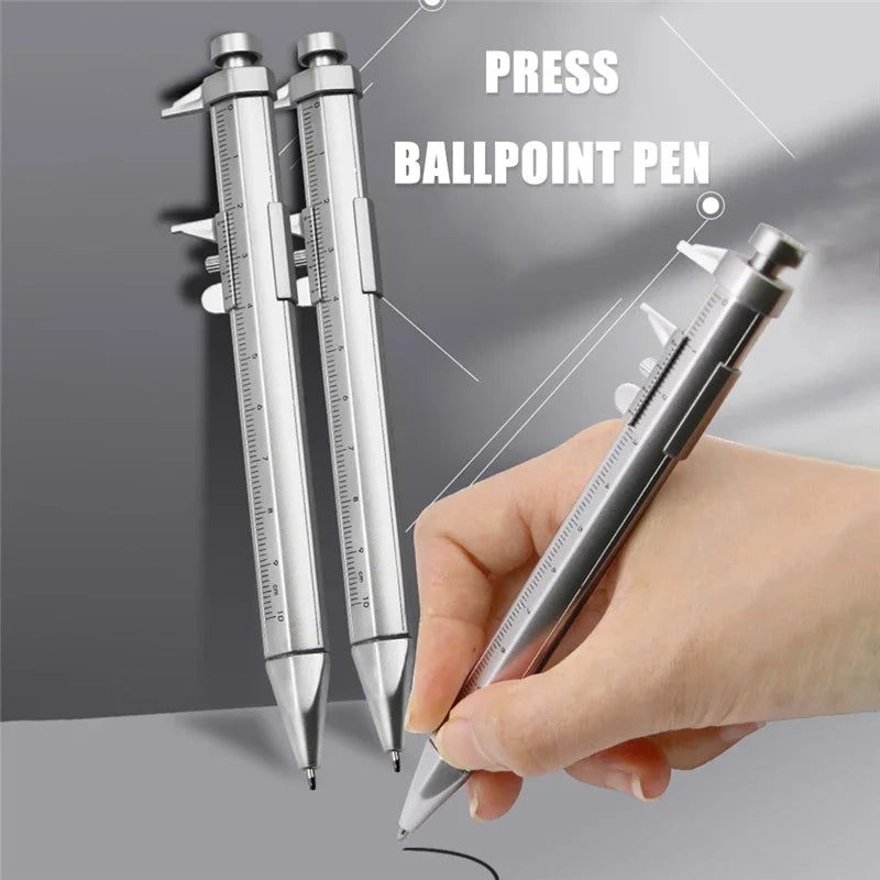 Multifunction Caliper Pen Ball-point Ballpoint Gel Ink Vernier Roller Zpaxo