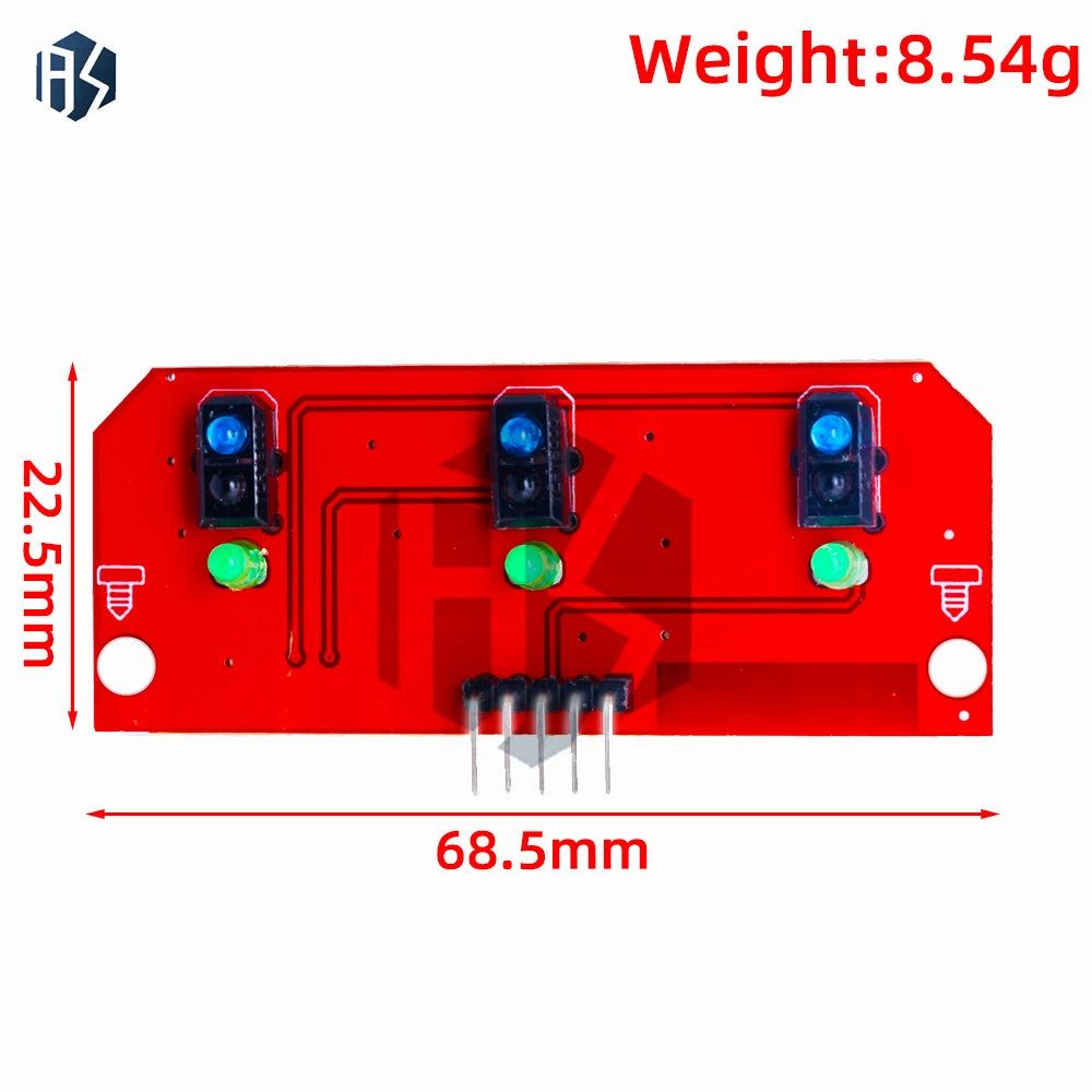 TCRT5000 3 5-Channel Photoelectric IR Detector Module Zpaxo