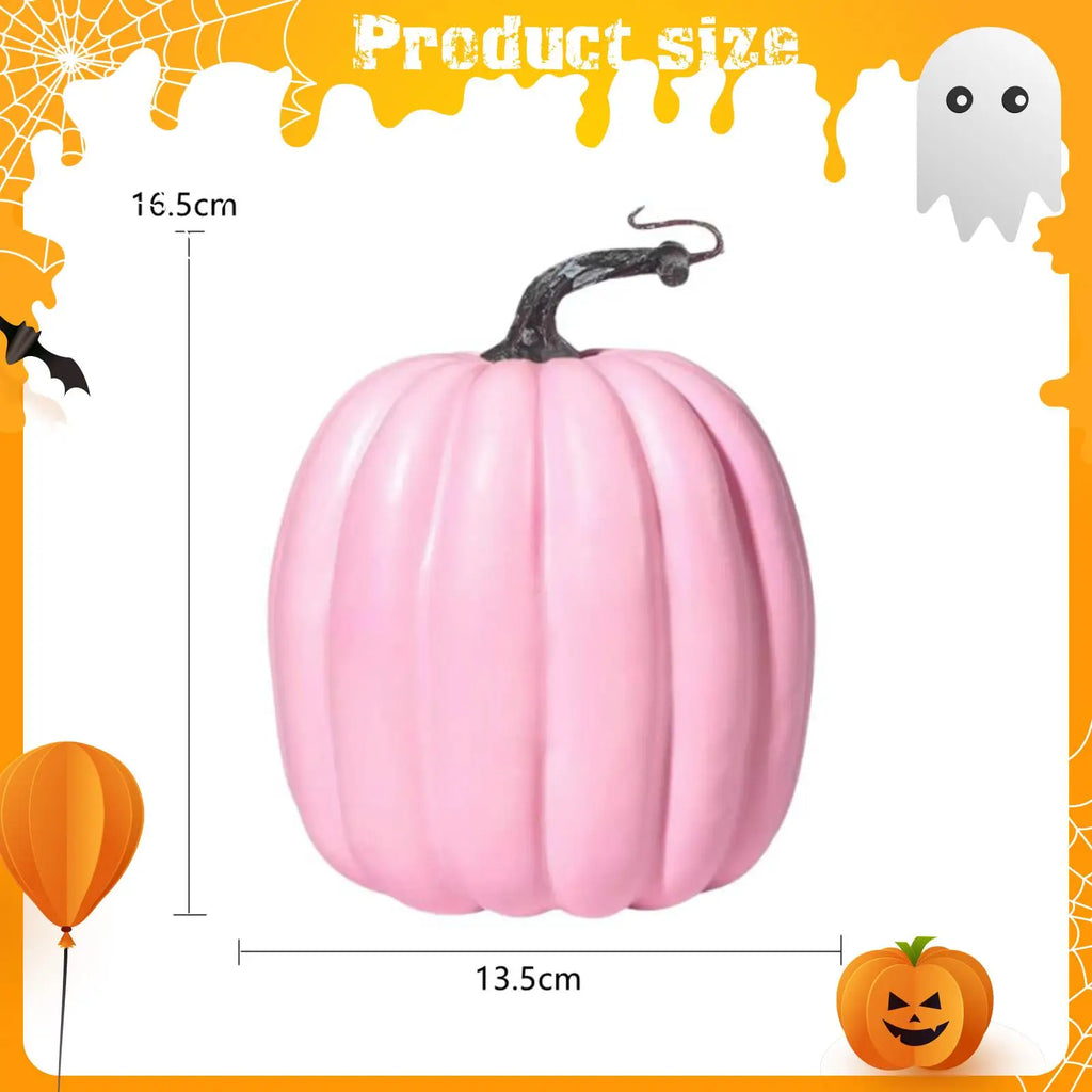 Foam Pumpkin Faux Decorative Rustic Photo Props Lifelike Fall Decor Zpaxo