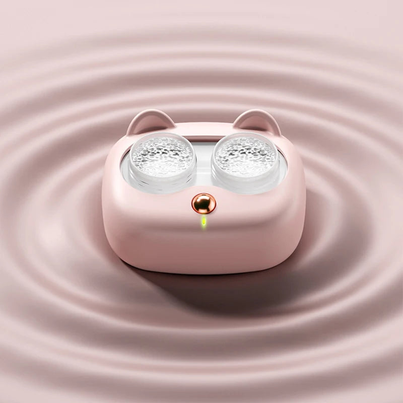 2026 Ultrasonic Contact Lenses Cleaner with Removable Portable Box Tear Protein Removal Machine Compact Contact Lenses Cleaning Zpaxo