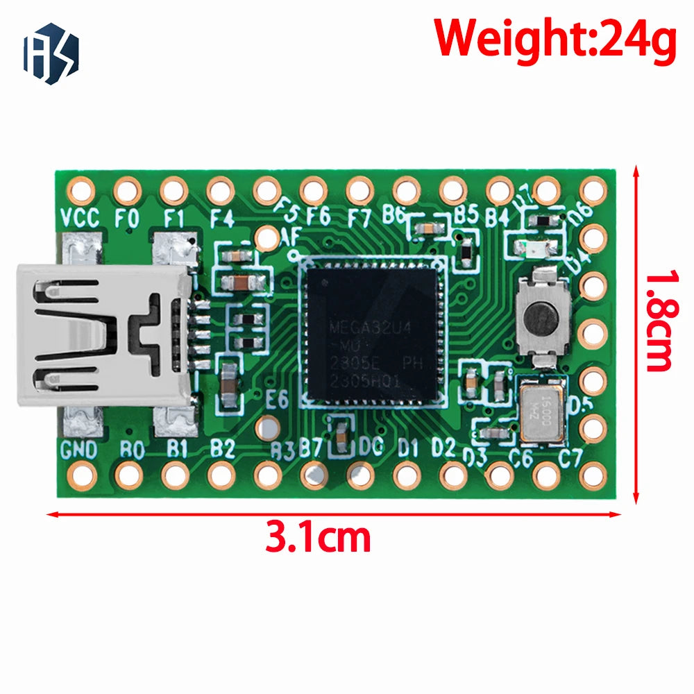 Teensy 2 0 High-performance Embedded Controller ATmega32U4 USB AVR Zpaxo