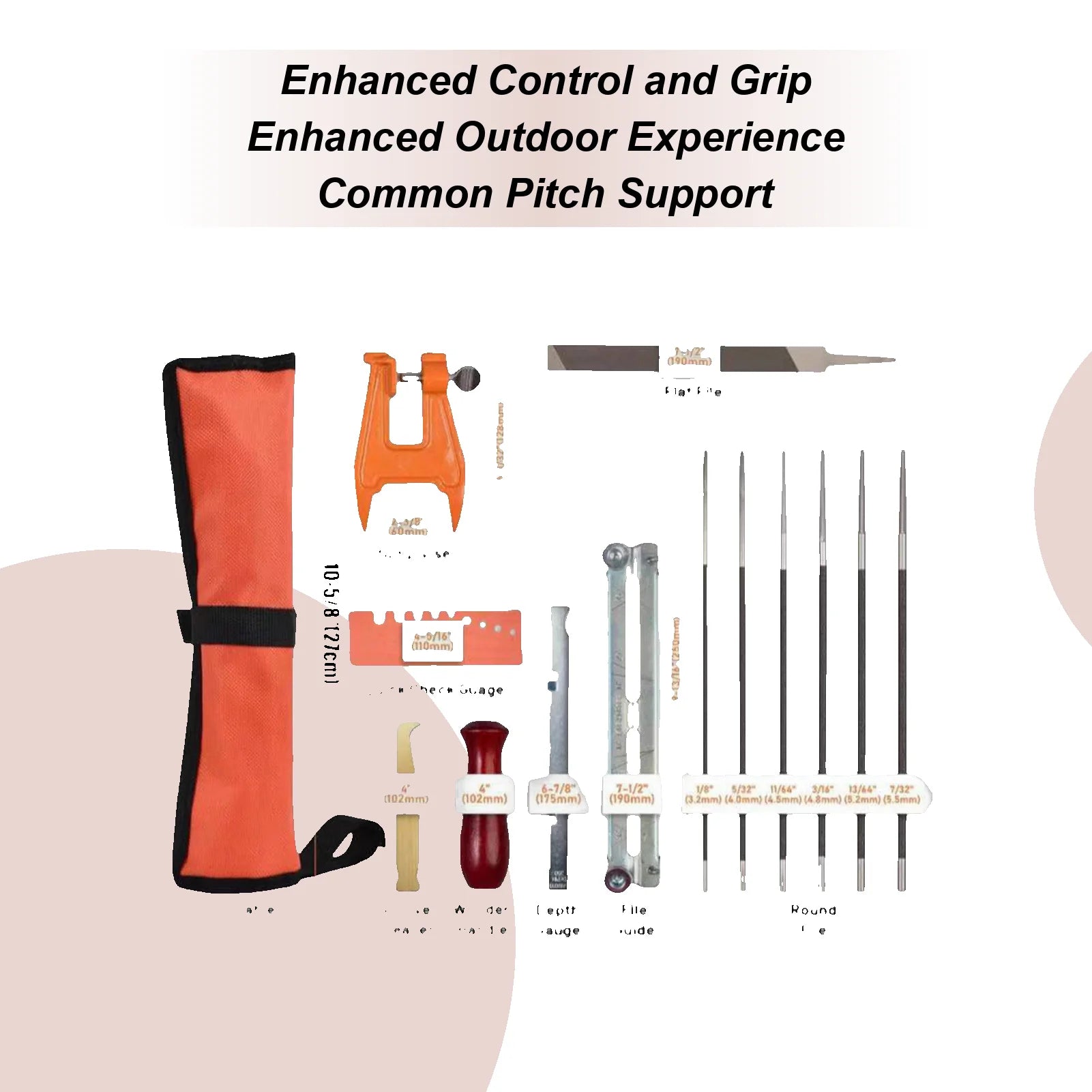 Chainsaw Sharpening 14 Chain Saw Files Grinders Accessories