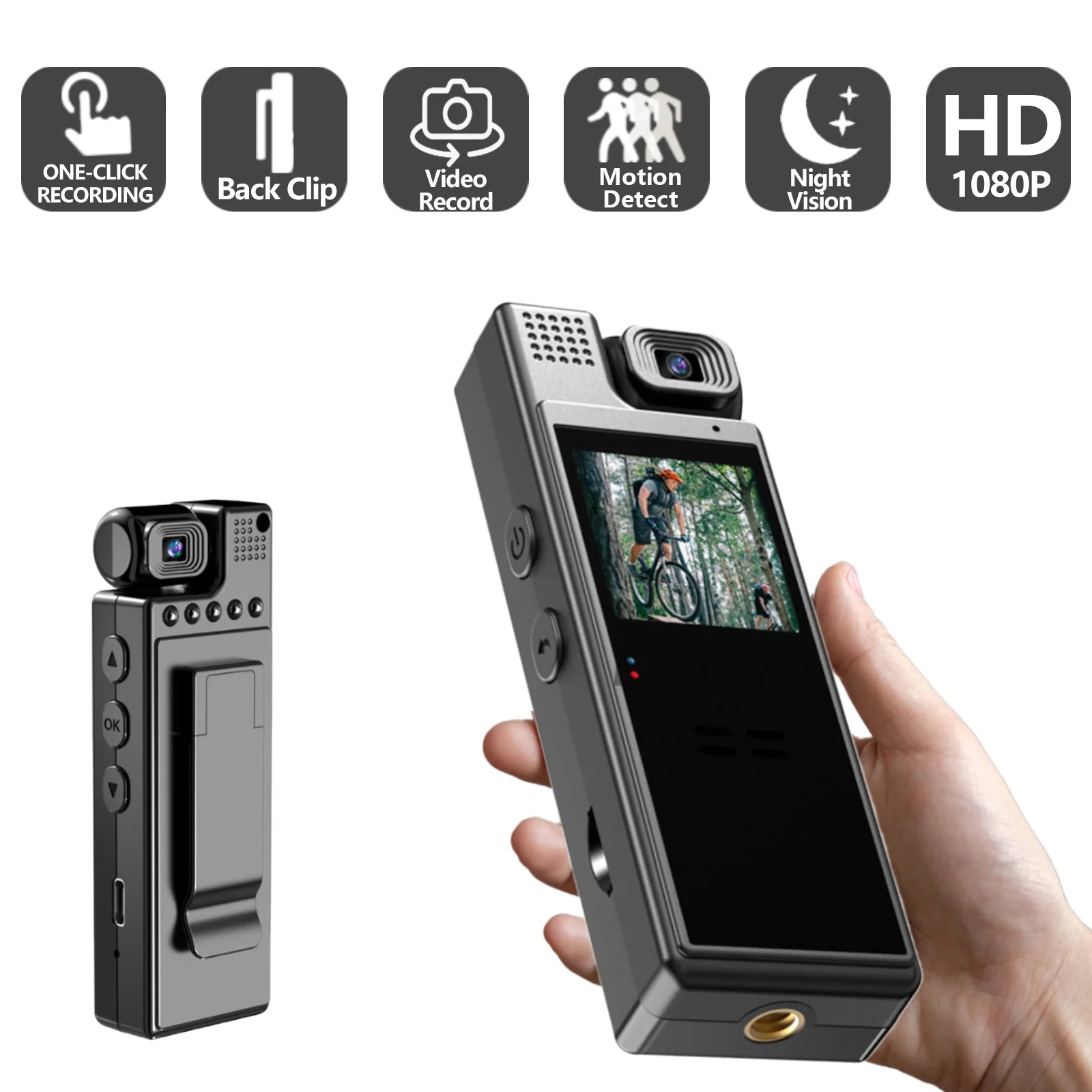 Mini Camera 1080P Wifi Screen Portable Digital Video Recorder Bodycam