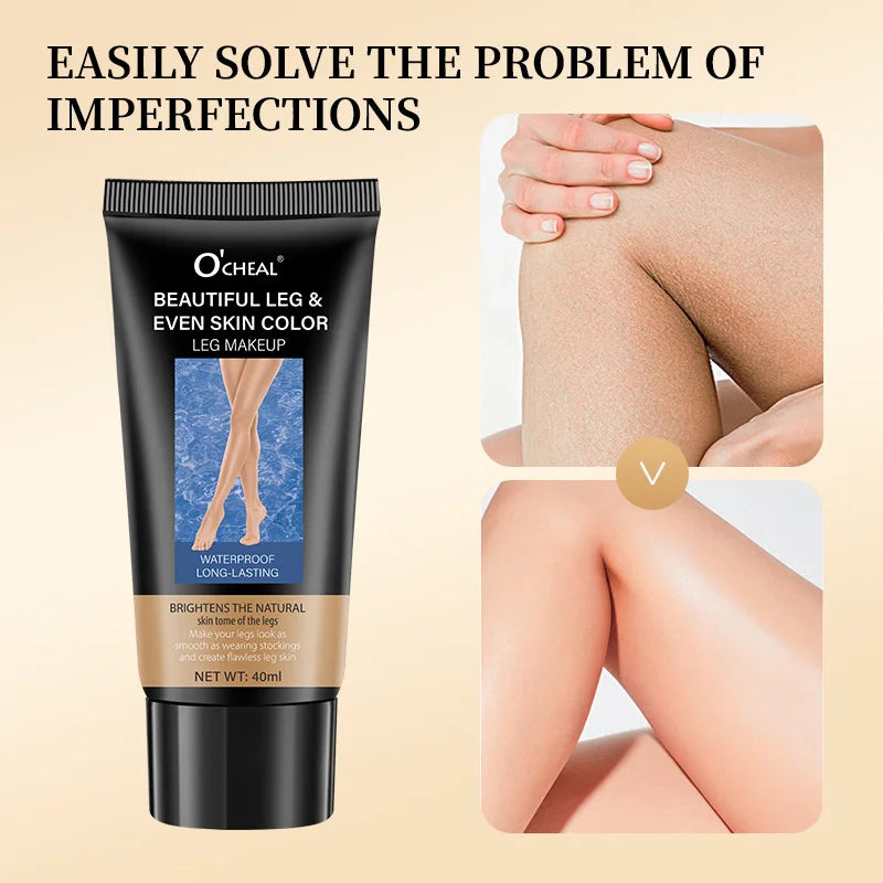 Concealer Leg Cream Waterproof Even Skin Tone Beauty Cream Stockings Cream Leg Care Moisturizer Zpaxo