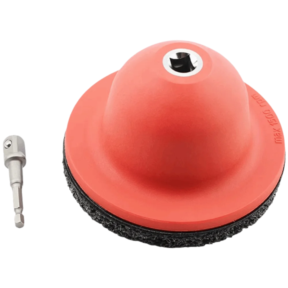 Wheel Hub Brush Grinder Cleaning Rotor Effective Grinding Discs Sturdy Zpaxo Red