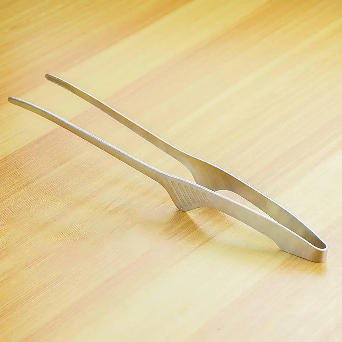 BBQ Non-Slip Stainless Steel Cooking Tongs | Grill & Salad