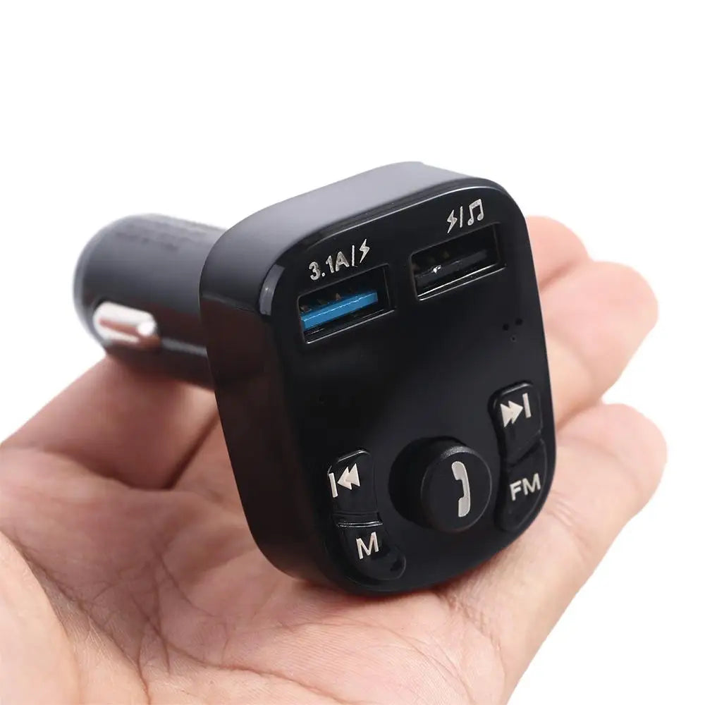 Fast Charger Quick Audio Receiver Adapter Car Player Bluetooth 5 0 FM Zpaxo