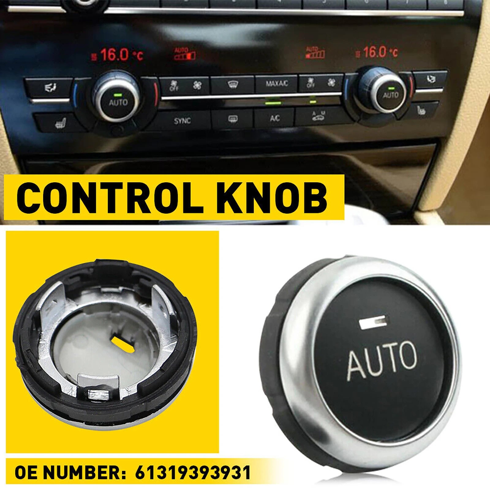Air Conditioner C Rotation Climate Control Switch Knob Button