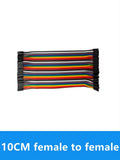 10CM Dupont Jumper Wire Kit 40Pin Male-Male, Male-Female & Female-Female – For Arduino DIY Projects Zpaxo female to female