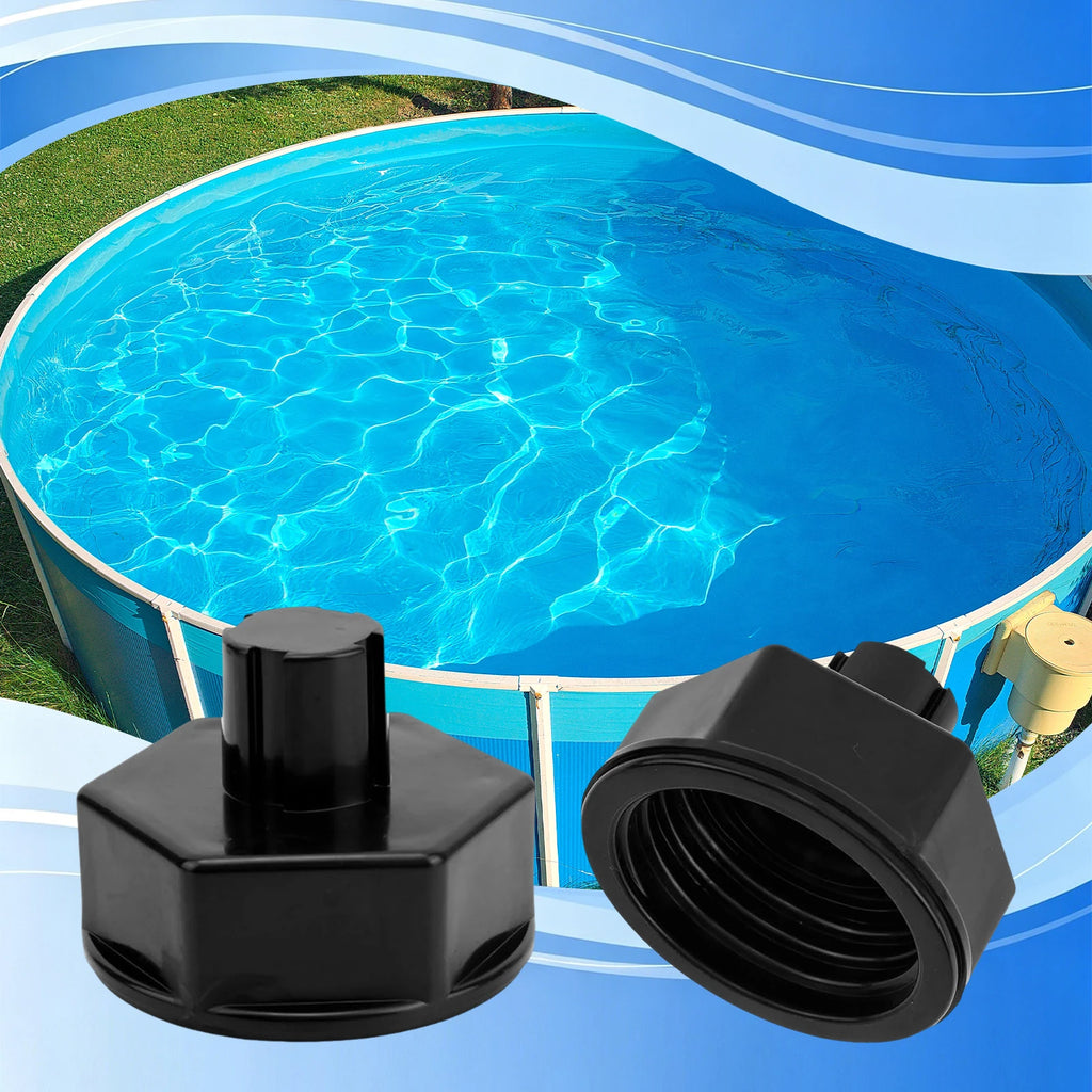 Plastic Pool Filter Drain Cap Sealing Gasket Leak-proof Plug