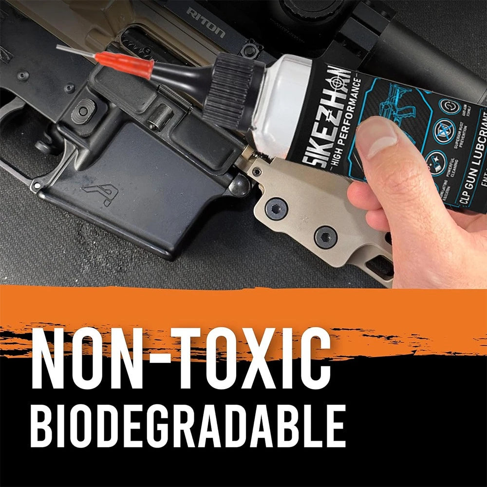 CLP Clean Lubricant ＆Preservative All in One Gun Lubricating Oil with Precision Needle Tip Oiler for Rifle Pistol Shot Gun Care Zpaxo