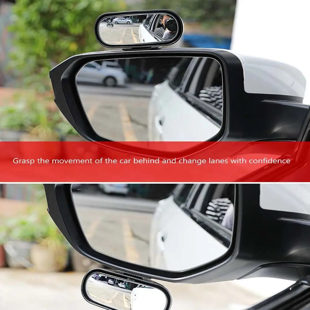 Auxiliary Spherical Mirror Blind Spot Wide Angle Side Rear Mirrors Zpaxo