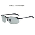 Photochromic Sunglasses Men Polarized Driving Chameleon Glasses Male Zpaxo BLACK - CHAMELEON