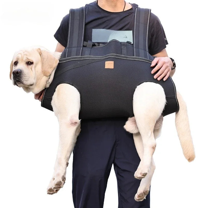Pet Big Dog Carrying Large Dog Backpack Multi functional Outdoor Bag Walking Assistance Stretcher Disability Assistance Dog Zpaxo