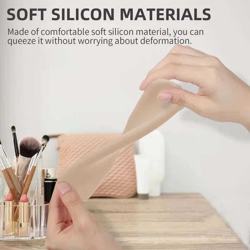Silicone Makeup Brush Case – Dustproof Portable Travel Bag