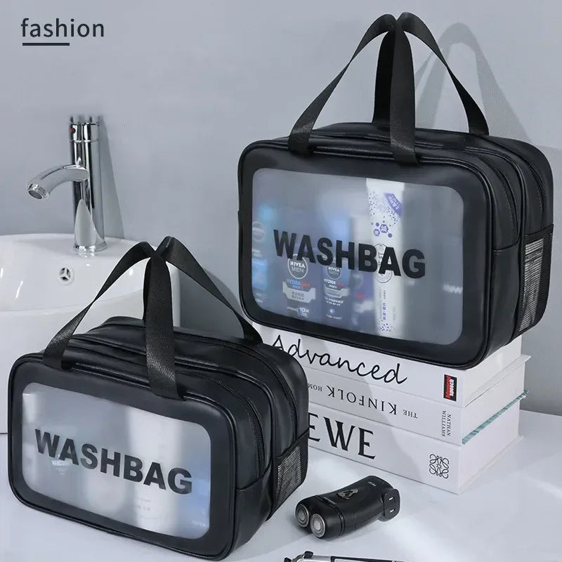 Dry-Wet Separation PU Mini Cosmetic Pouch – Travel & Gym Travel Cosmetic Pouch Zpaxo