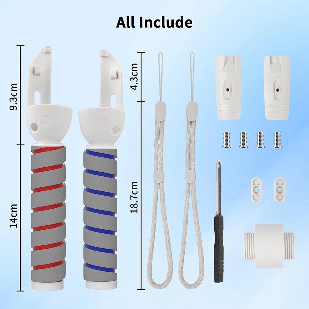 VR Sticks Controller Grips Dual Handles Extension Handle Extender