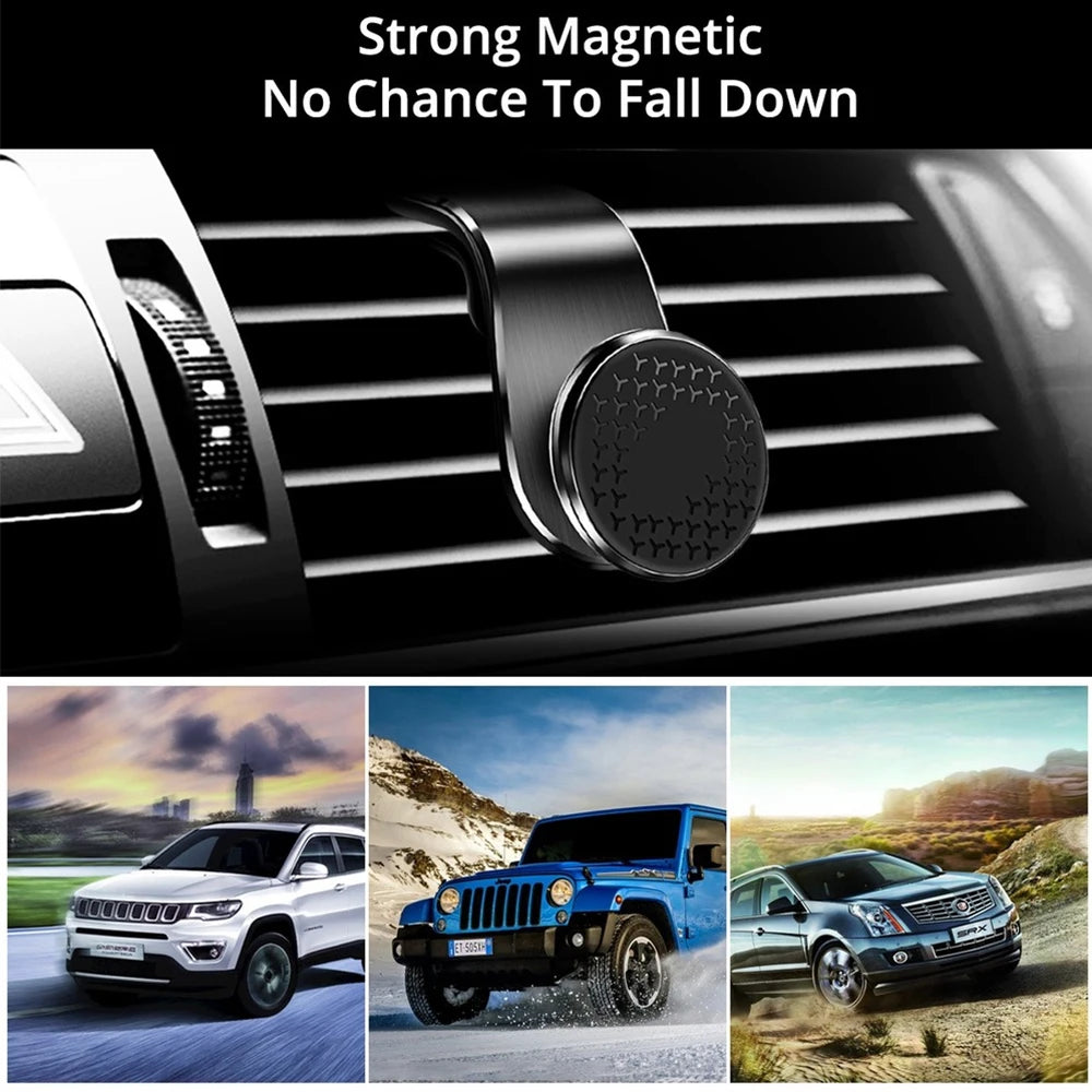 Magnetic Car Phone Holder – Universal Mount for iPhone & Android