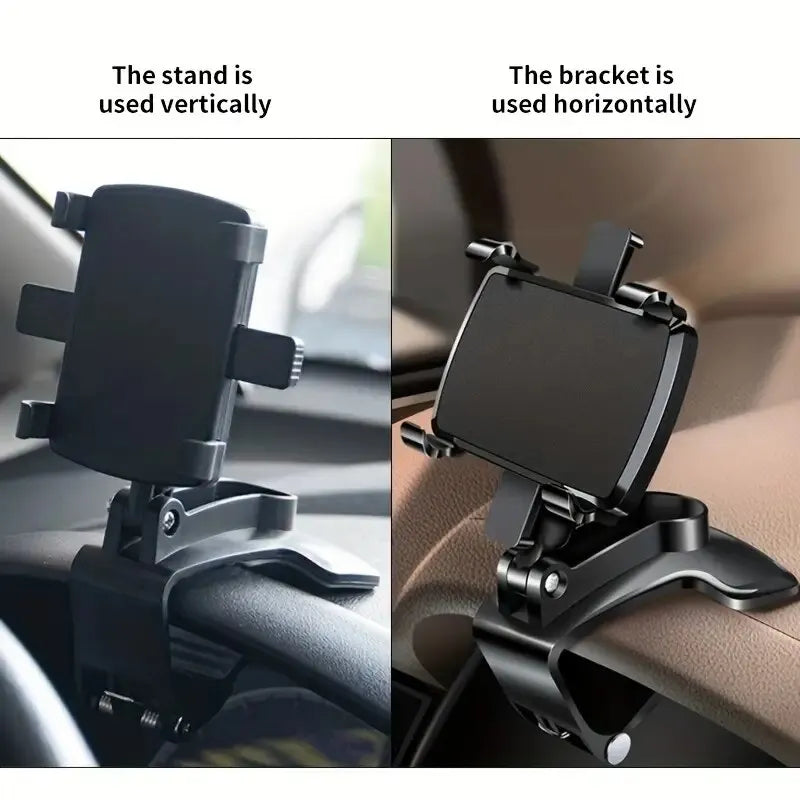 Universal Car Phone Holder Stand Dashboard Clip Mount GPS Cell Mobile