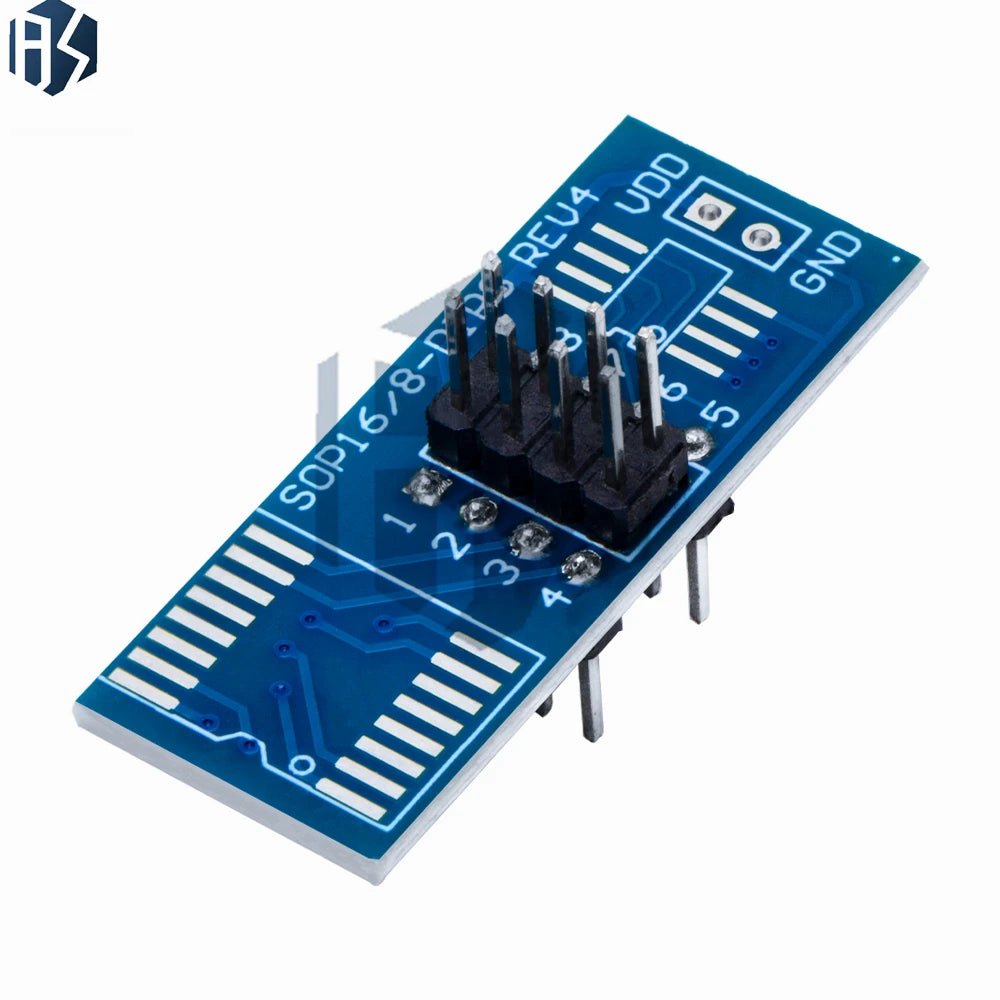 SOIC8 SOP8 Test Clip Gold-plated Spring-loaded 93C46 25C64 24LCxx Zpaxo