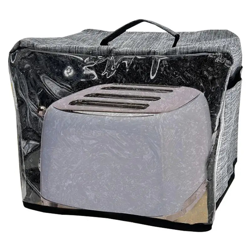 Oxford Cloth Air Fryer Cover Waterproof Air Fryer Cover Toaster Dust Cover with Pockets Compatible with Cuisinart4Slice Toaster Zpaxo