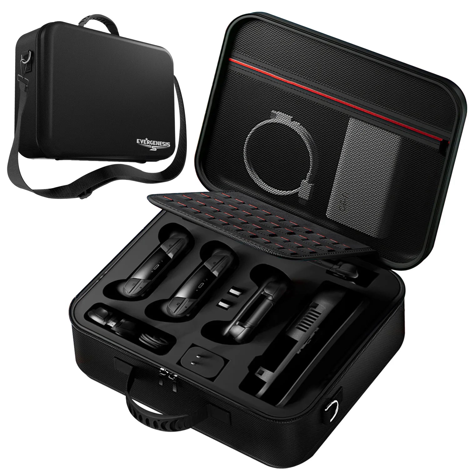 Large-Capacity Switch 2 Full Set Storage Bag with Stress-Resistant Fall-Resist Handle Charger Carrying Case for Gaming Accessori Zpaxo Double Pro