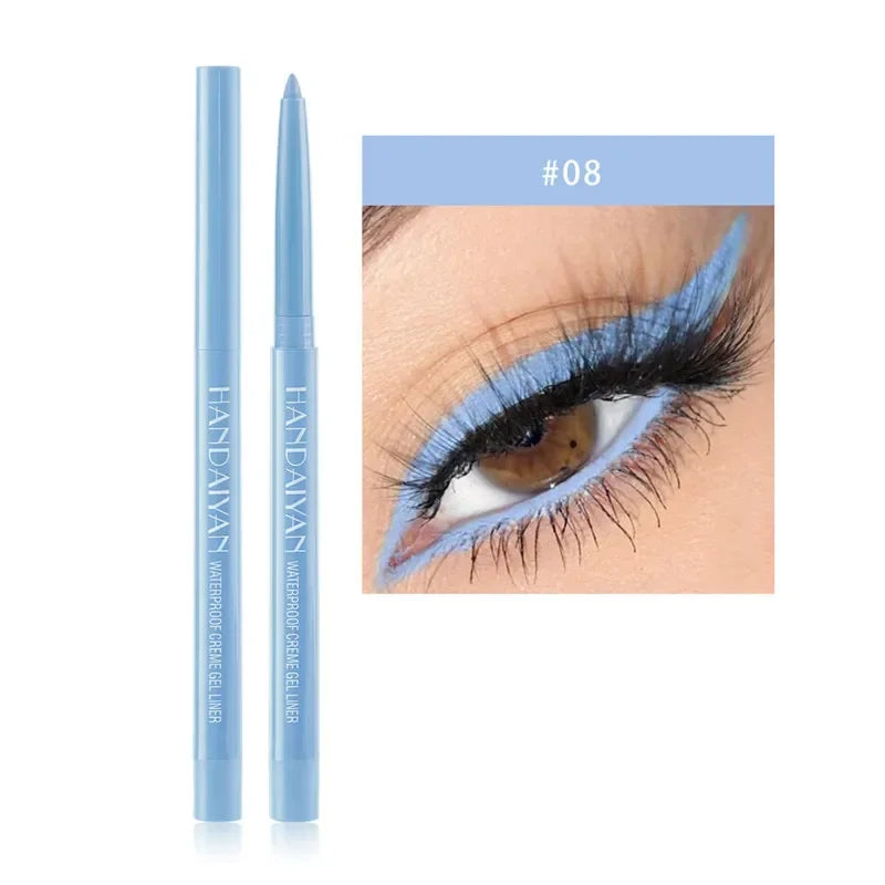 Matte Colorful Eye Liner Pen 20 Colors Eyeliner Gel Pencils Long Zpaxo 8