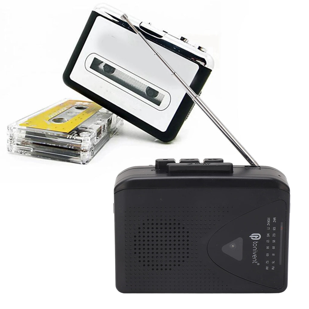 USB Cassette Player Portable FM AM Radio Stereo MP3 Tape Jack Speaker