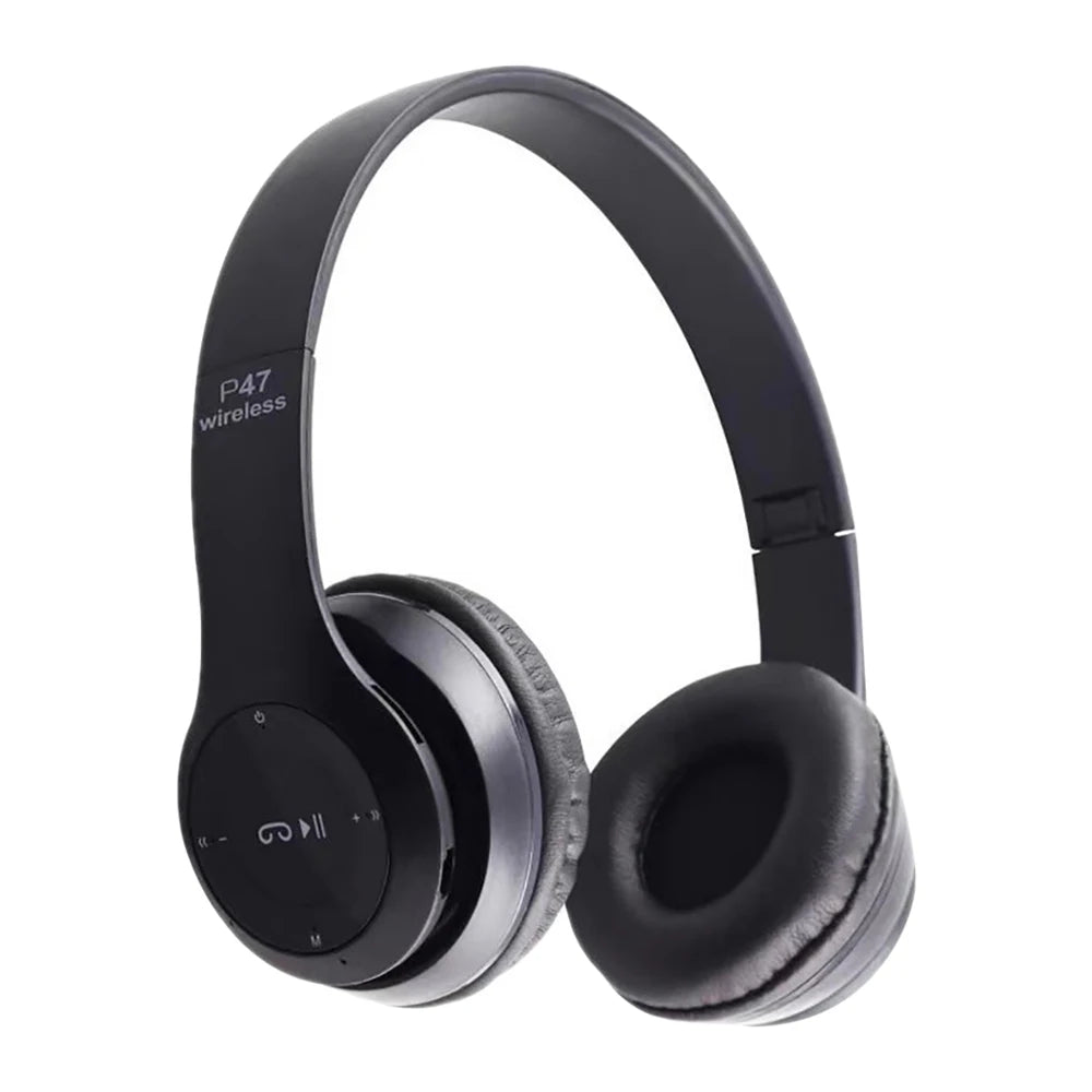 TWS Wireless Bluetooth 5.3 Headphones Over Ear HIFI Stereo Headsets Noise Reduction Sports Gaming Earphone Music Player With Mic Zpaxo