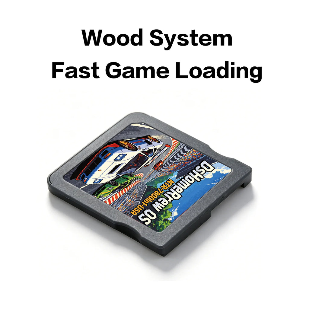 Collection 7800 in 1 Card DsHomeBrew OS Wood System FlashCard For NDS 3DS MD GB GBC FC PCE Vedio Game Card With 64G Memory Card Zpaxo
