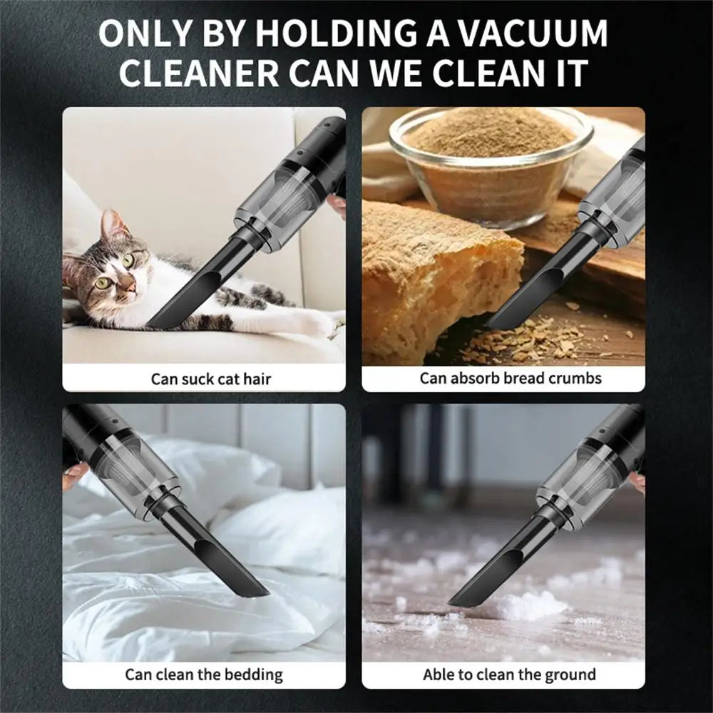 Portable Small Vacuum Cleaner For Multi Purpose Vehicles Small Household Pump Handheld Car Vacuum Cleaner Zpaxo