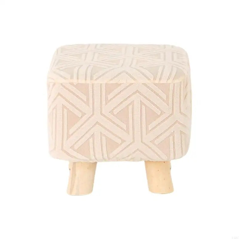 Elastic Footrest Foot Stool Slipcover Polyester Stretchy Fabric