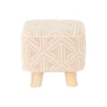 Elastic Footrest Foot Stool Slipcover Polyester Stretchy Fabric