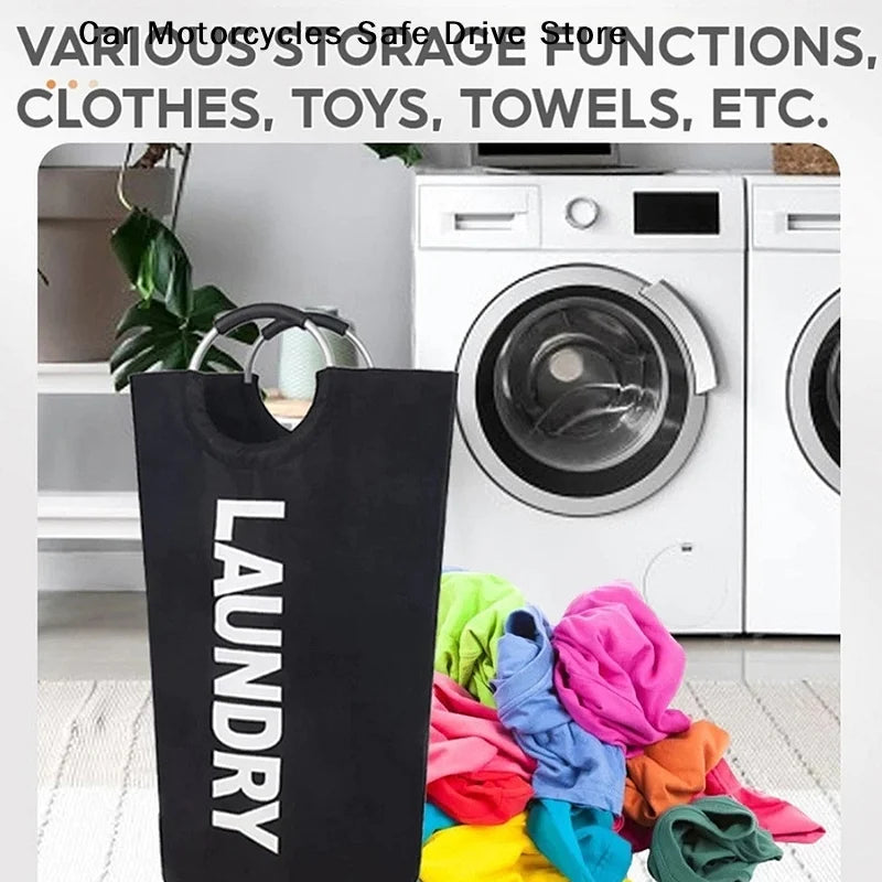 CM90L Large Foldable Laundry Basket Waterproof Oxford Fabric Dirty