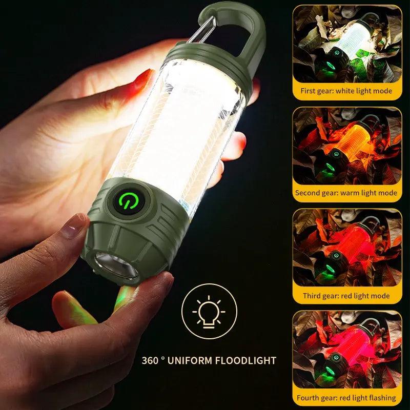 POCKETMAN 6-Mode USB Rechargeable LED Camping Lantern
